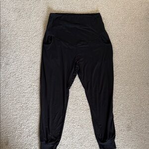 Black maternity Joggers